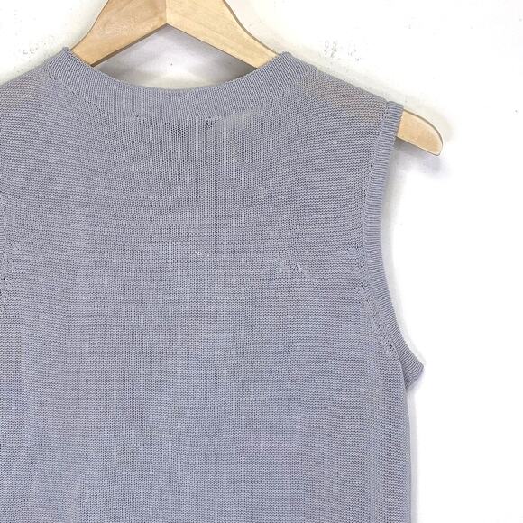 Movetes The Adelaide Golf Vest Lt Gray Sleeveless Womens Sz S Athleisure Top NEW - Picture 7 of 10